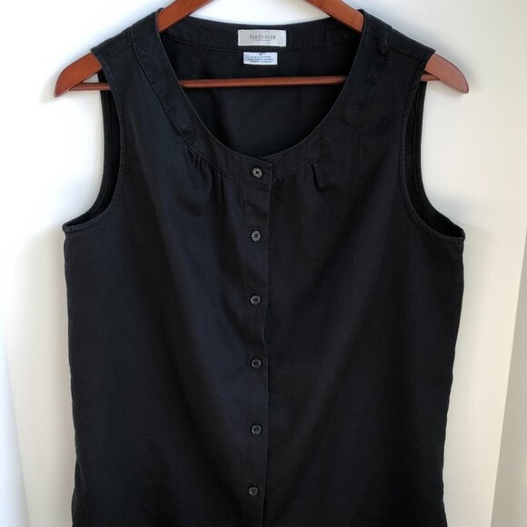 Van Heusen Cotton Button Down Shirt Black Size M - Picture 9 of 9